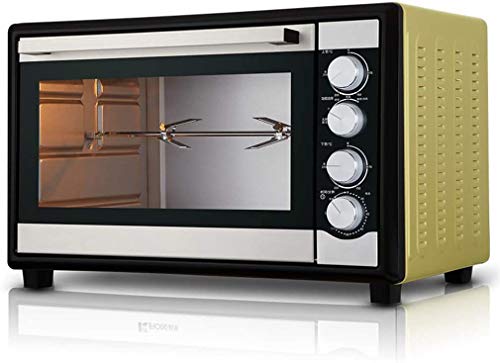 Horno tostador,horno de 46 litros,temperatura ajustable de 250 Adjustable y temporización de 120 minutos,2000 W,cuatro capas,comercial,para el hogar,aire caliente,parrilla,horquilla,fermentación indep Horno tostador,horno de 46 litros,temperatura ajustable de 250 Adjustable y temporización de 120 minutos,2000 W,cuatro capas,comercial,para el hogar,aire caliente,parrilla,horquilla,fermentación indep