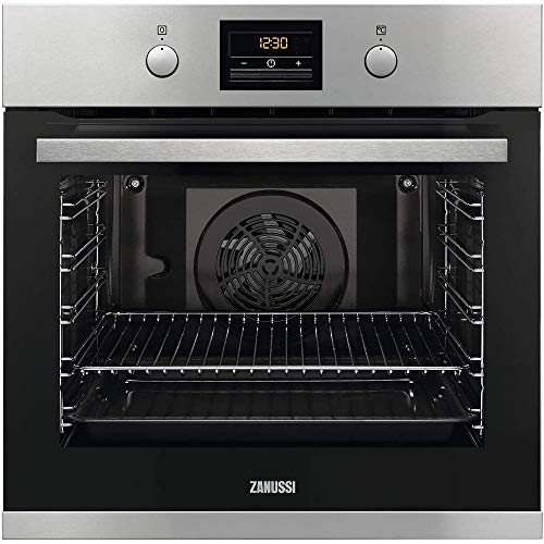 Horno - Zanussi ZOP37912XU, Multifunción, Mandos escamoteables, Inox antihuellas