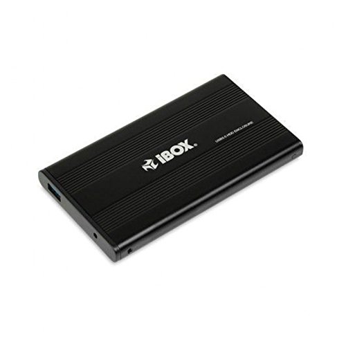 iBox HD-02 Disco duro portátil 2.5" Negro - Disco duro en red (2.5", SATA, 1 TB, 3.0 (3.1 Gen 1), USB Type-A, Hembra)