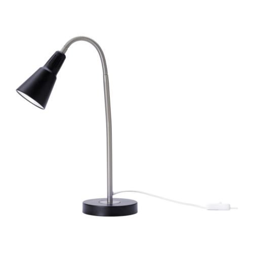 IKEA KVART - Lámpara de trabajo, color negro