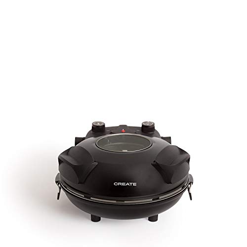 IKOHS Create Pizza Maker - Horno Eléctrico Pizzas, Base de Piedra Especial para cocinar Pizza, 31 CM Diámetro, 1200 W, Temperatura hasta 350°, Niveles Potencia 5, Temporizador, Autoapagado (Negro) IKOHS Create Pizza Maker - Horno Eléctrico Pizzas, Base de Piedra Especial para cocinar Pizza, 31 CM Diámetro, 1200 W, Temperatura hasta 350°, Niveles Potencia 5, Temporizador, Autoapagado (Negro)