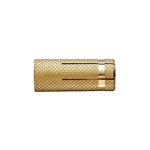 Index LSTALAM10 Taco de latón para Fijaciones Ligeras en Materiales Macizos, M10 x 33, Set de 125 Piezas Index LSTALAM10 Taco de latón para Fijaciones Ligeras en Materiales Macizos, M10 x 33, Set de 125 Piezas