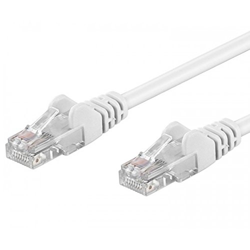 Intellinet 0.25m Cat6 UTP RJ-45 - Cable de Red (0,25 m, Cat6, U/UTP (UTP), RJ-45, RJ-45, Blanco)