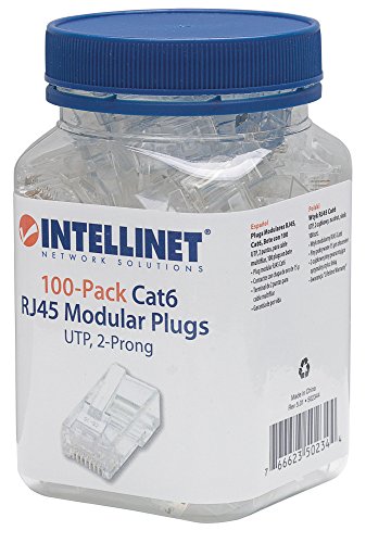 Intellinet 502344 - Conector de cable Ethernet (100 unidades)