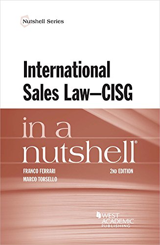 International Sales Law - CISG - in a Nutshell (Nutshell Series)