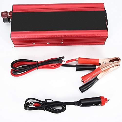 Inversor de energía de 4000 W, convertidor de energía universal para automóvil de 12 V a 220 V Inversor de energía solar, inversor para automóvil con cargador USB para automóvil para uso doméstico Inversor de energía de 4000 W, convertidor de energía universal para automóvil de 12 V a 220 V Inversor de energía solar, inversor para automóvil con cargador USB para automóvil para uso doméstico