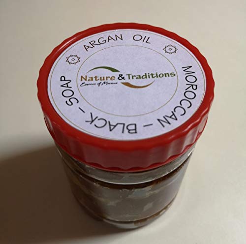 Jabón negro marroquí/aceite de argán/lavanda/rosa Beldi Hammam SPA puro natural 250 g (argán)