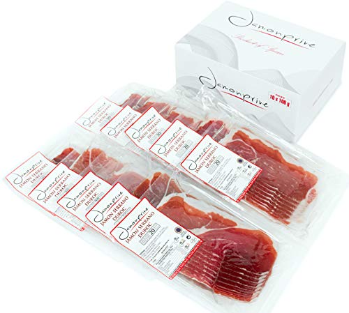 Jamón Serrano Duroc Curado Loncheado 1 Kg (10 sobres de 100 gr cada uno) - Jamonprive