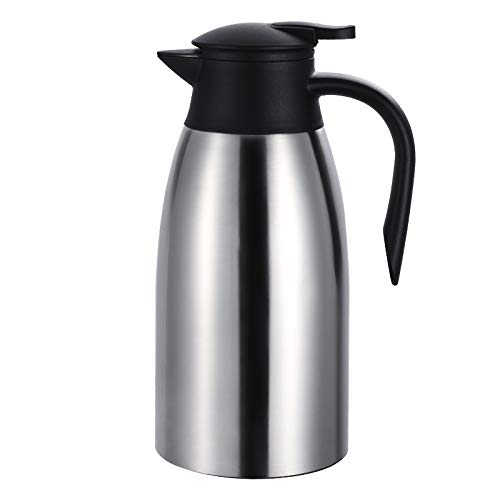 Jarra Térmica 2 litros Acero Inoxidable Termo de Café Jarras para el té y el café