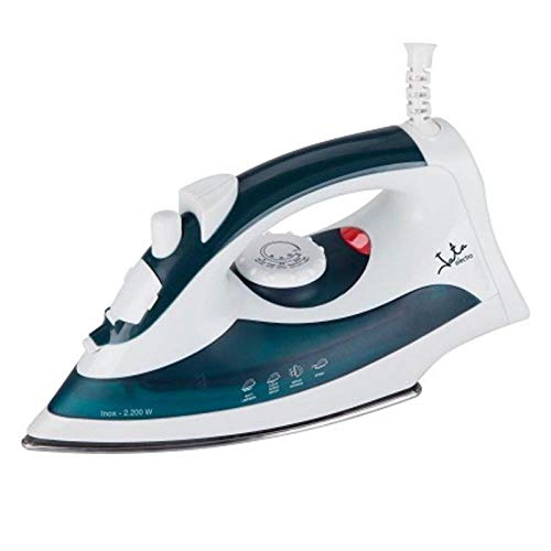 Jata Plancha de vapor PL120 - Suela de acero inoxidable, Vapor vertical, Aguja anticalcárea, Vapor 20-25 g/min, 2200 W de potencia, verde Jata Plancha de vapor PL120 - Suela de acero inoxidable, Vapor vertical, Aguja anticalcárea, Vapor 20-25 g/min, 2200 W de potencia, verde