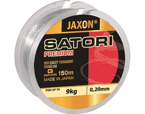 Jaxon Satori Premium - Hilo de pesca (150 m, 0,10 - 0,35 mm, monofilamento 0,22 mm/11 kg)