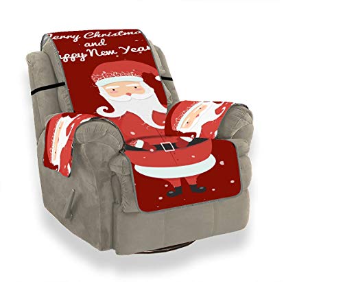 JOCHUAN Jolly Cartoon Santa Clause Christmas New Sofas Cover Sofa Cushion Elastic Cover Sofa Back Cushion Furniture Protector For Pets, Kids, Cats, Sofa