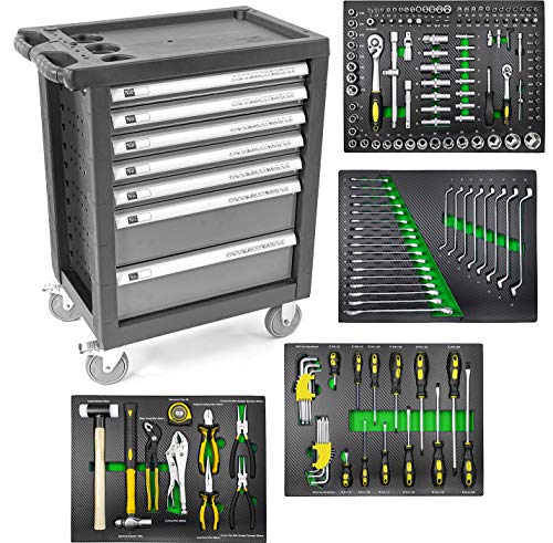 JOMAFA CARRO 7 CAJONES CON HERRAMIENTAS MODULOS EN EVA PERFIL FIBRA CARBONO JOMAFA CARRO 7 CAJONES CON HERRAMIENTAS MODULOS EN EVA PERFIL FIBRA CARBONO