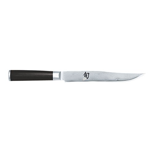 Kai Shun Classic Cuchillo de Trinchar, Cuchillo de Carne, de Cocina, de Damasco, 20 cm, DM-0703
