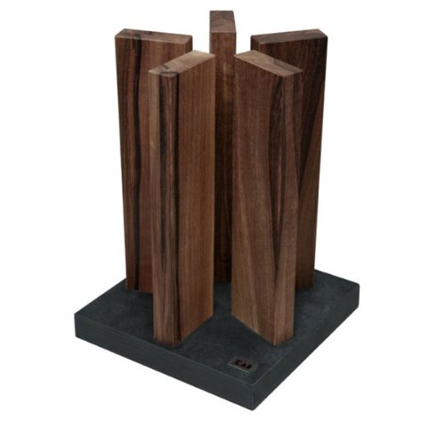 Kai Stonehenge - Soporte para Cuchillos magnético de Madera de Nogal