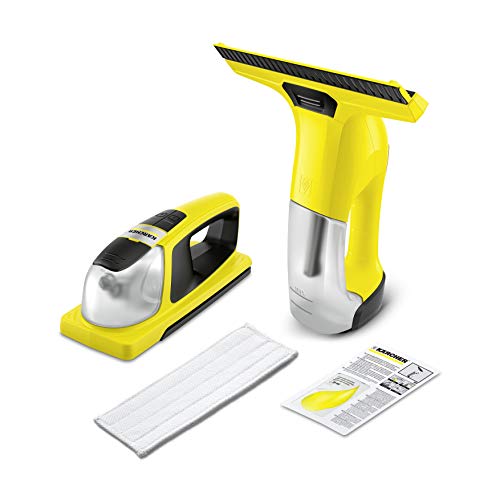 Kärcher Window Vac WV 6 y Window Cleaner KV 4 - Pack de limpiadora a batería (aspirador limpiacristales) y fregador a batería con vibración para ventanas (1.633-570.0) Kärcher Window Vac WV 6 y Window Cleaner KV 4 - Pack de limpiadora a batería (aspirador limpiacristales) y fregador a batería con vibración para ventanas (1.633-570.0)
