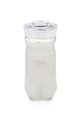 Kefirko - El set ideal para hacer kéfir de leche o kéfir de agua en casa (1.4L) (Blanco)