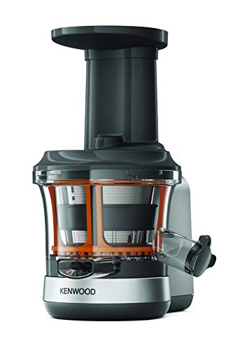 Kenwood Slow Juicer KAX720PL - Accesorio para robot de cocina Kenwood, licuadora eléctrica con recipiente para zumo de 400 ml y función antigoteo