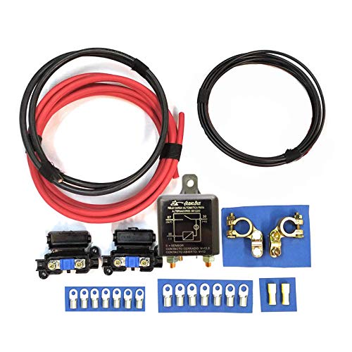 Kit Básico para Instalar Batería Auxiliar en Camper con Relé Automático Audiobus SB12200 Kit Básico para Instalar Batería Auxiliar en Camper con Relé Automático Audiobus SB12200