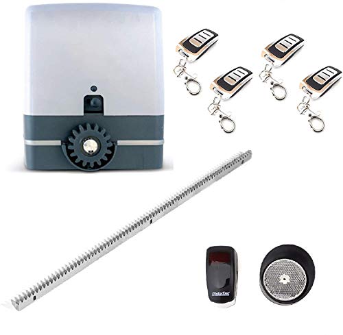 KIT completo profesional Motor puerta corredera VDS SIMPLY para puertas de hasta 600kg.+ cuadro de control con receptor + 4 mandos a distancia + fotocélula espejo + 6 mtrs de cremallera de acero KIT completo profesional Motor puerta corredera VDS SIMPLY para puertas de hasta 600kg.+ cuadro de control con receptor + 4 mandos a distancia + fotocélula espejo + 6 mtrs de cremallera de acero