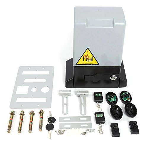 Kit de abridor de Puerta corredera Automático Ajustable de 2000KG y 750w con Sonda de Sensor Infrarrojo Protección de la Temperatura Sistema de Cierre Automatico(750W Motor ) Kit de abridor de Puerta corredera Automático Ajustable de 2000KG y 750w con Sonda de Sensor Infrarrojo Protección de la Temperatura Sistema de Cierre Automatico(750W Motor )