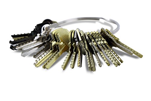 Kit de llaves bumping Bump-Keys para cerraduras de serreta, sierra dientes, Garantizadas (Kit 24 llaves Nº1)