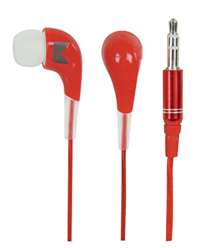 König CSHPIER100RE Rojo Intraaural Dentro de oído Auricular - Auriculares (Intraaural, Dentro de oído, Alámbrico, 20-20000 Hz, 102 dB, Rojo)