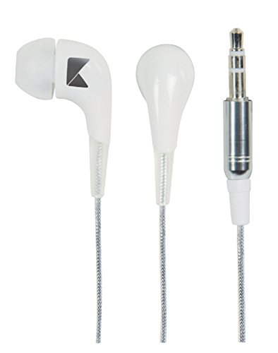 König CSHPIER100WH auricular - Auriculares (Intraaural, Dentro de oído, 20-20000 Hz, Alámbrico, 3.5 mm (1/8"), Color blanco)