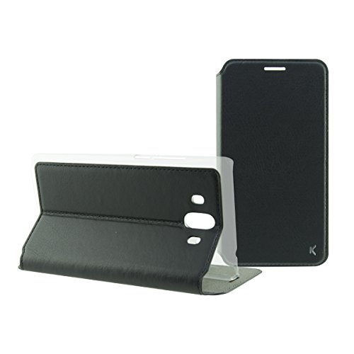 Ksix B0753FU81 - Funda Folio para Huawei Mate 10 (con función Standing, Slim) Color Negro