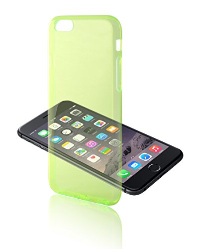 Ksix B0925FTU09 - Funda tipo flex ultrafina con borde TPU para Apple iPhone 6 Plus, flúor verde y transparente Ksix B0925FTU09 - Funda tipo flex ultrafina con borde TPU para Apple iPhone 6 Plus, flúor verde y transparente