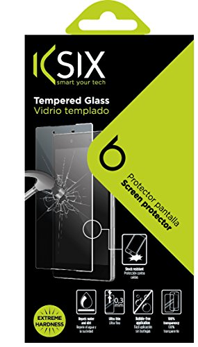 Ksix B0925SC07 - Protector De Pantalla De Vidrio Templado Para Iphone 6