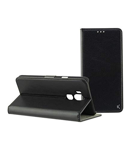 Ksix B4607FU20 - Funda Folio Standing con Cierre magnetico para LG G7, Color Negro