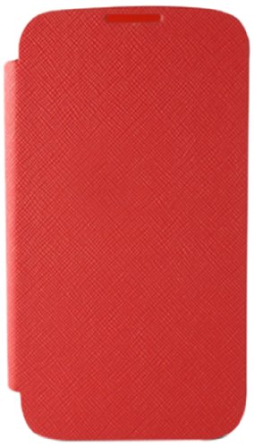 Ksix B8505FU80RJC -Funda folio trasera flexible para Samsung Galaxy S4 I9505, rojo