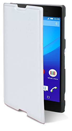 Ksix MFX3466FU81B - Funda folio con standing para Sony Xperia Z3+, color blanco Ksix MFX3466FU81B - Funda folio con standing para Sony Xperia Z3+, color blanco