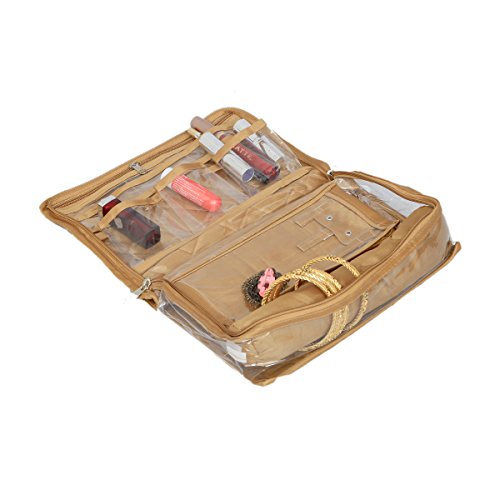 Kuber IndustriesTM Locker Kit de joyería/Joyero/Make up Kit/regalo de boda colección en satén (Golden) ki19586