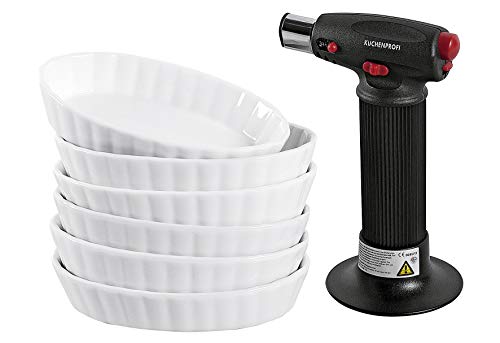 Küchenprofi 1928001005 Crème Brûlée Juego 5 Piezas Eco, Porcelana, Blanco, 5 Unidades Küchenprofi 1928001005 Crème Brûlée Juego 5 Piezas Eco, Porcelana, Blanco, 5 Unidades
