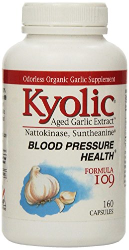 Kyolic Aged Garlic Extract Blood Pressure Health Formula 109 - 160 Capsules by Kyolic