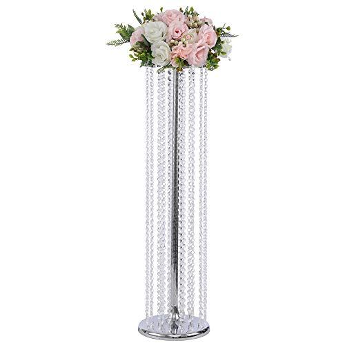 LANLONG - Centro de mesa de boda de 90 cm de altura, soporte de flores de carretera, decoración para el salón