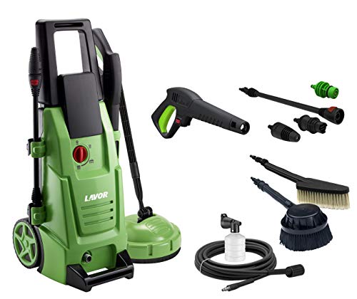 Lavor 8.092.0080C Hidrolimpiadora de Agua fría Ninja Plus 145 WPS, 1900 W, 230 V, Verde