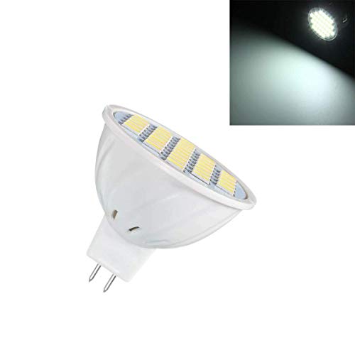LHQ-HQ Bombilla LED MR16 4W 5730 SMD 33 LED blanco puro 400LM AC85-265V del punto del bulbo de la lámpara Lightt