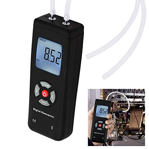 Manómetro Digital Portátil HVAC Para Aspiradora De Aire/gas, Medidor De Presión