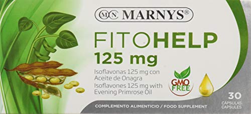 MARNYS Fitohelp Isoflavonas de Soja y Aceite de Onagra Bienestar Femenino 30 Cápsulas