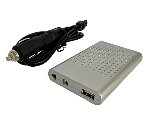 Melchioni 380003023 Inverter 100 W csb5 12 V Slim con Salida USB y Enchufe para Usar Coche y avión