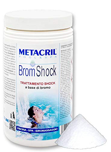 Metacril BROMO Shock granular-Brom Shock.Ideal para piscinas y spas hidromasaje (Teuco, Jacuzzi, Dimhora, Intex, Bestway, etc.)-pedición inmediata (1,5 kg)