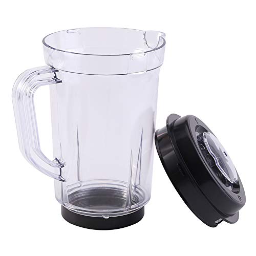 Mezclador de jarra con tapa, licuadora licuadora Piezas de repuesto de plástico sin BPA KitchenAid 1000ML Vaso de leche de agua titular para licuadora adapta original Bullet mágica