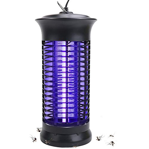 Micnaron Bug Zapper - Insecticida eléctrico para interiores con luz UV suspensible, mata mosquitos, moscas, plagas, trampa con potente rejilla de 1000 V para interior de recámara, cocina, oficina