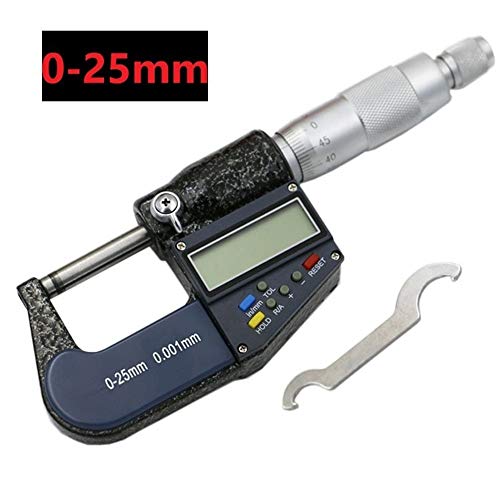 Micrómetro electrónico digital de precisión de 25 mm/50 mm, herramienta de medición (0-25 mm)
