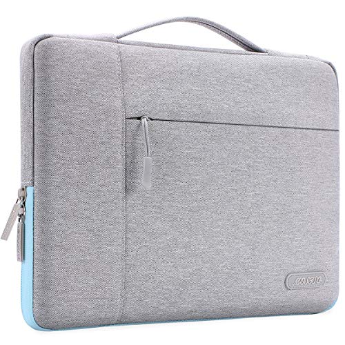 MOSISO Funda Blanda Compatible con 2019 MacBook Pro 16 A2141/15-15.6 MacBook Pro Retina/Surface DELL Lenovo HP Acer de Portátil, Poliéster Maletín Protectora Multifuncional Bolso, Gris & Azul Caliente MOSISO Funda Blanda Compatible con 2019 MacBook Pro 16 A2141/15-15.6 MacBook Pro Retina/Surface DELL Lenovo HP Acer de Portátil, Poliéster Maletín Protectora Multifuncional Bolso, Gris & Azul Caliente