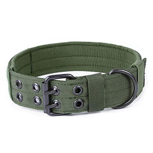 mothcattl Cuello de Entrenamiento para Exteriores Resistente al Desgaste de Nylon para Perros, Material Resistente, Utilizado Durante Mucho Tiempo Verde XL (55-63cm) mothcattl Cuello de Entrenamiento para Exteriores Resistente al Desgaste de Nylon para Perros, Material Resistente, Utilizado Durante Mucho Tiempo Verde XL (55-63cm)