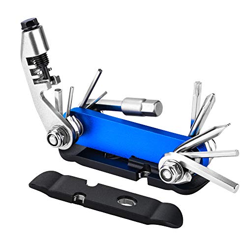 Multiherramienta Bici 15 en 1, Kit Herramientas Bicicleta Plegable con Llaves Allen Mini Herramienta Multiusos de Reparación Emergencia de Ciclismo para Bicicleta de Carretera y Montaña Multiherramienta Bici 15 en 1, Kit Herramientas Bicicleta Plegable con Llaves Allen Mini Herramienta Multiusos de Reparación Emergencia de Ciclismo para Bicicleta de Carretera y Montaña